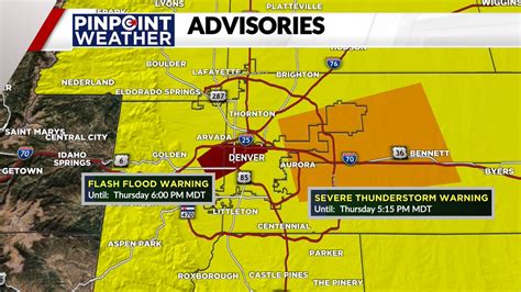 Denver weather: Severe thunderstorm warning until 5:30 p.m.